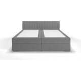 Mömax Boxspring Postelja Alora, Metino Siva, 180x200 | Shoptok.si