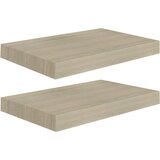 Maison Chic 2 kosi Stenske Police - Viseče police barva hrasta 40x23x3,8 cm MDF, (21794069) Cene