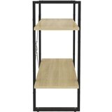 vidaXL Knjižna omara 2-nadstropna sonoma hrast 80x30x70 cm iverna pl. | Shoptok.si