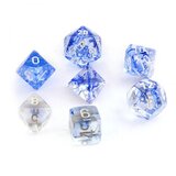 Chessex Kockice - Polyhedral - Nebula - Dark Blue & white (7) | ePonuda.com