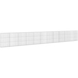  Gabion s žicom debljine 5 mm i mrežom 10x10 cm 1150x30x150 cm Slike
