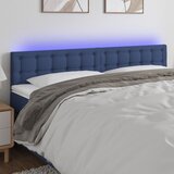  LED uzglavlje plavo 180x5x78/88 cm od tkanine | shoptok.hr
