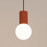 Sollux Obesna svetilka HALO 1 rdeča ohra, (5000352301) | Shoptok.si