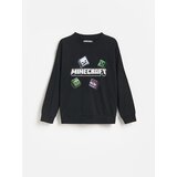 Reserved Majica dugih rukava Minecraft - crno | shoptok.hr