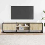 vidaXL TV ormarić Sonoma hrast 160x35x41 cm Konstruirano drvo i metal | shoptok.hr