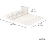 Umbra Bež plastična odcejalna podloga 61x43 cm Udry – | Shoptok.si