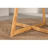 Venture Home Yakidon rastezljivi okrugli blagovaonski stol ⌀120 cm, smeđi | shoptok.hr