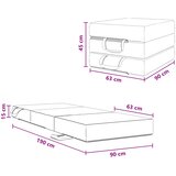 SOFA na razvlačenje 90 x 63 x 45 cm Svjetlosiva | shoptok.hr