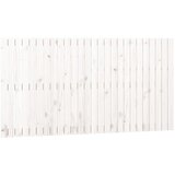 Maison Chic stensko posteljno vzglavje - vzglavna omarica - nočna omarica belo 166x3x90 cm trdna borovina, (21706635) | Shoptok.si