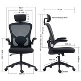 Sandberg Ergonomski gaming in pisarniški stol ErgoFusion Basic | Shoptok.si