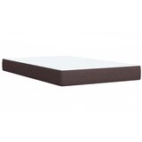  Krevet s oprugama i madracem tamnosmeđi 80x200 cm od tkanine | shoptok.hr