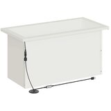  Vrtna posuda za sadnju s LED svjetlom 2 kom. Bijela - Bijela 30 x 60 x 30 cm 2 | shoptok.hr