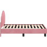  Posteljica za malčke z vzglavjem Roza 70 x 140 cm Žamet, (5000105418) | Shoptok.si