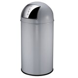 EKO Koš za smeti s potisnim pokrovom 40 L mat siv, (20821787) | Shoptok.si