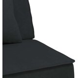  Raztegljiv kavč L oblike črn 255x140x70 cm žamet, (20656024) | Shoptok.si