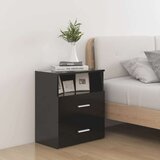 vidaXL noćni ormarići 2 kom crni 50 x 32 x 60 cm Cijene