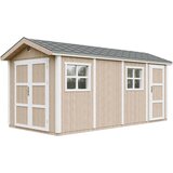 Timbela Vrtna hišica vrhunske kakovosti 11,47 m² - V252x250x530 cm - s tlemi in bitumenskimi ploščicami - M915C-TERRA BROWN, (5000117212) | Shoptok.si