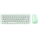 Wireless Keyboard+Mouse Bean bijelo-zeleni
