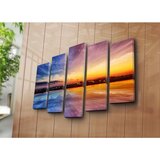 WALLXPERT 5PATK-171 Višebojna Dekorativna Platna (5 Delova) | Eponuda.com