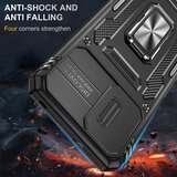 INORCO Za Motorola Moto G13 4G Armor Series PC + TPU, odporno na udarce, telefonsko ohišje Ring Kickstand Cover z drsnim pokrovom kamere, (22035402) | Shoptok.si