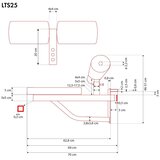  Lts25 sjedalo za trening s fiksnim sjedalom za lat bedra hms | shoptok.hr