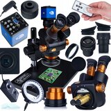 Rosfix Haumea PRO Black Series Mikroskopska Glava – Zoom 6.5–58x, 56x LED Osvetlitev, HDMI Camera, 115 Mm Delovna Razdalja, (5000212287) | Shoptok.si