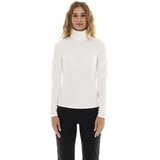 Leone 1947 Majice z dolgimi rokavi Woman Rib T-Shirt Pearl Bela Cene