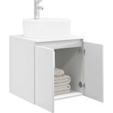  Umivaonik s policom Bijela visokog sjaja 49,5 x 44,5 x 65 cm | shoptok.hr