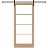 Klizna vrata ORKDAL Prirodna i crna 93 x 202 cm | Eponuda.ba