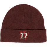DIABLO IV A NEW THREAT BEANIE DARK RED