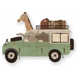 Little Nice Things Zelena dječja zidna vješalica Safari Van -
