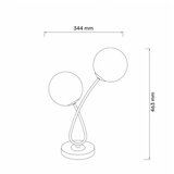  talia 46 stona lampa 2*G9 crna/bakar | ePonuda.com