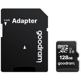 Goodram Memorijska kartica GOODRAM microSD SD 128GB CLASS 10 UHS I 100MB/s s adapterom | shoptok.hr