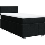 Maison Chic Box spring postelja - Vzmetna postelja z vzmetnico črn 90x190 cm blago SL24035, (21879987) Cene