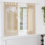 vidaXL Voile zavese z rod žepi 2 kosa pe&scaron;čena cene