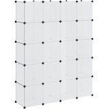  Modularni ormarić s 14 pretinaca bijeli 37 x 146 x 180,5 cm | Eponuda.com