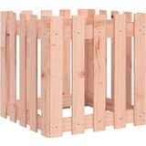 Maison Chic Vrtno korito - Greda - Cvetlični Lonec z ograjico 50x50x50 cm trden les douglas, (21789656) Cene