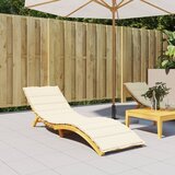  Jastuk za ležaljku krem 200 x 60 x 3 cm od tkanine Oxford Cijene