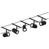 PAULMANN 94469 - SET 5x GU5.3/10W Kompletan kablovski sistem CUP 230V crna | Eponuda.com