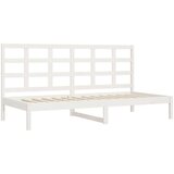  Dnevna postelja bela 90x200 cm trdna borovina, (20727290) | Shoptok.si