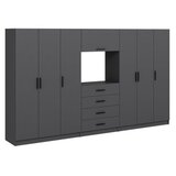 Hanah home Ormar Minar Kale-7830, 360x210x52 cm, Antracit | Eponuda.ba