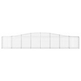  Lučne gabionske košare 3 kom 400x30x60/80 cm pocinčano željezo | shoptok.hr
