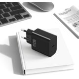 BLAVEC Zidni punjač GaN4 - Tip C - PD QC 30W 3A s kabelom Tip C na Tip C crni | shoptok.hr