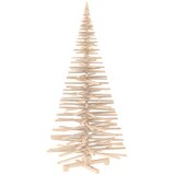  Drveno božićno drvce KOTKA 210 cm Masivna borovina Prirodno | shoptok.hr