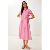  ženska haljina Mx00196, roze Cene