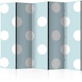 Artgeist PARAVAN 225/172/3 cm bela, pastelno modra | Shoptok.si