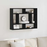  Zidna polica crni hrast 75x16x55 cm inženjerski drvo | Eponuda.com