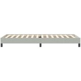 Box Spring krevet bez madracem svijetlo sivi 90x220 cm baršun | shoptok.hr