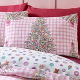 Catherine Lansfield Rožnata podaljšana posteljnina za zakonsko posteljo 230x220 cm Sweets and Treats – | Shoptok.si