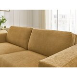 Bobochic Paris Senf žuta sofa za spavanje/sklopiva od šenila 220 cm Hugo – | shoptok.hr